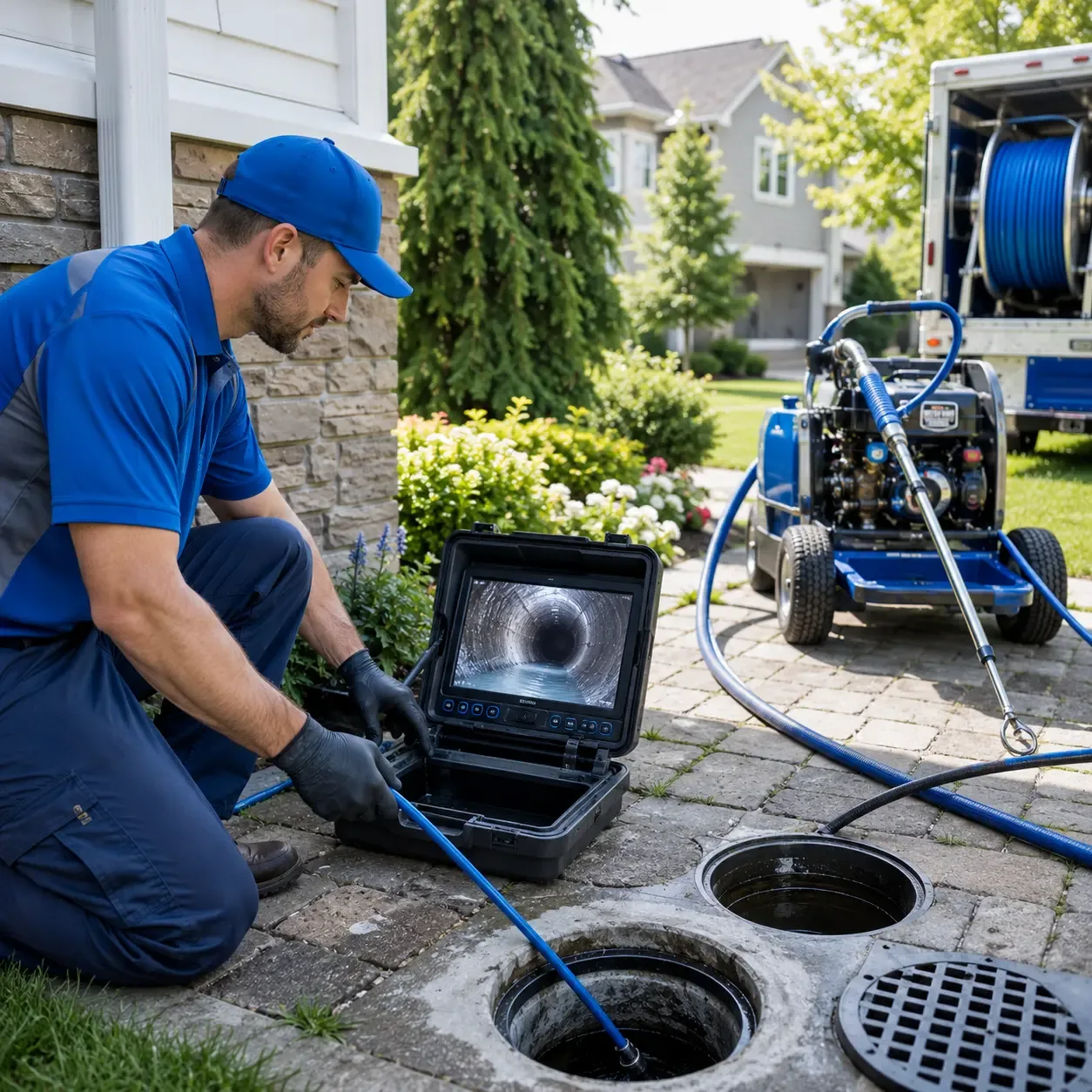 Outdoor drain cleaning professionals serving Austin, TX