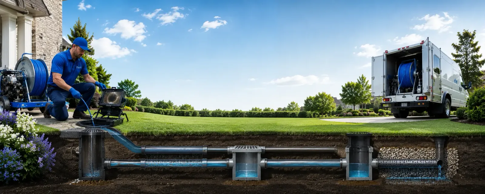 Outdoor drain cleaning information for Austin, TX